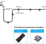 Brass Nozzle Water Sprinklers Garden Plants Watering Drip Irrigation Kit Misting