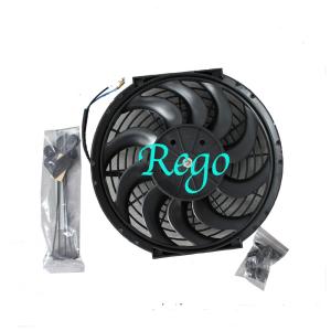 Wholesale 12 Volt Universal Automotive Radiator Cooling Fans 12 Inch Black Color from china suppliers