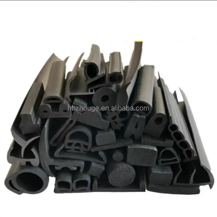 ISO9001 2015 Certified EPDM Door and Window Sealing Strip for Customer's Drawings