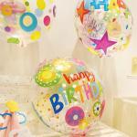 Wholesale 18 inch Transparent Cartoon Birthday Balloon Round Party Balloons DIY