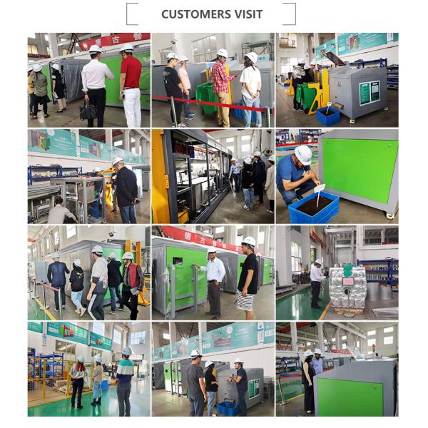 Odourless CE Compost Fertilizer Machine Garbage To Fertilizer Machine 5000kg/24hr