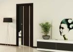 Solid Wood Composite Door MDF Material Water - Proof For Bedroom