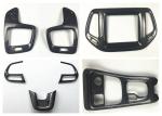 Jeep Compass 2017 Carbon Fiber Style Air Outlet Moulding , Steering Wheel