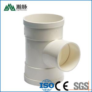 Wholesale 3 Way PVC Drainage Pipe Fittings White Tee Elbow Plumbing from china suppliers