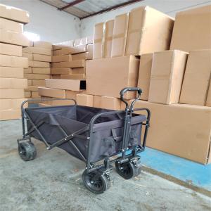 Wholesale Heavy Duty Outdoor Camping Garden Foldable Wagon Cart With PU Wheels from china suppliers