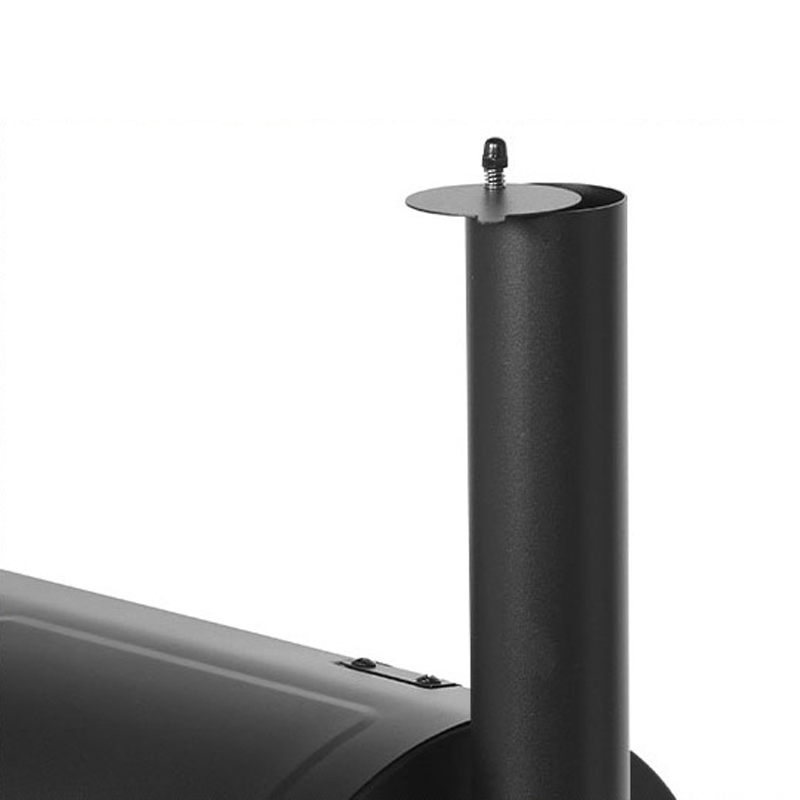 Customized Logo Acceptable Large Pellet Charcoal Oven Grill Machine with Folding Table