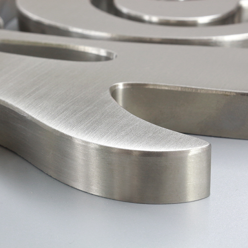 3D Steel Letters Edge Polishing Metal Sign Grinding Machines