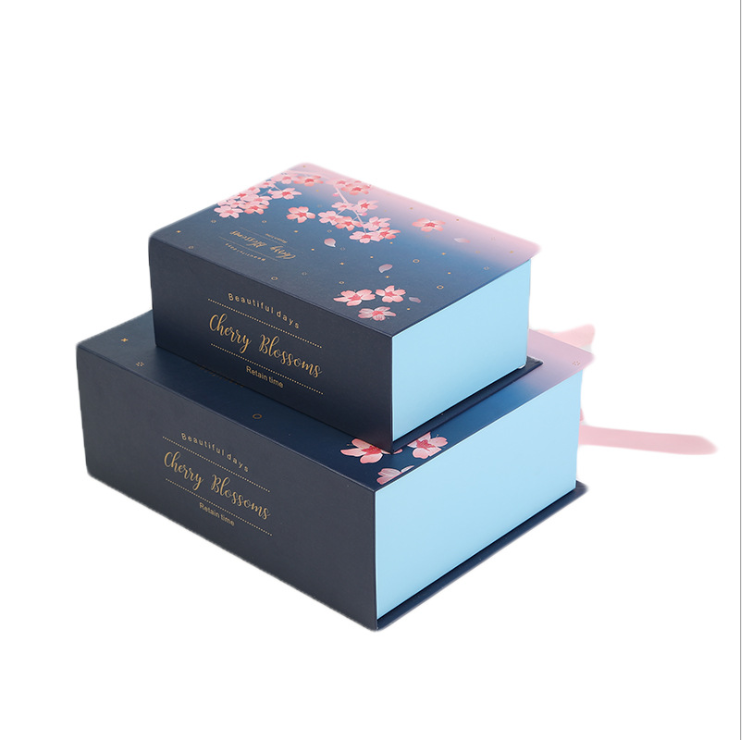 Recycled Materials Custom Logo Baby Clothes Gift Box Set Packaging Boxes With Ribbon