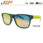 Newest Style 2017 plastic Fashionable Sunglasses ,UV 400 Protection Lens