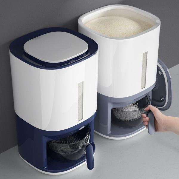 Insect Proof Automatic 10kg Rice Storage Container Household Storage Organizatio