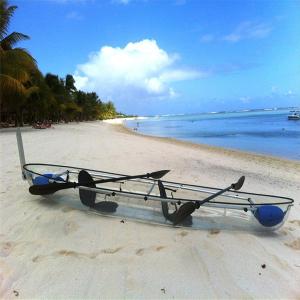 Wholesale Clear Two Person Plastic Boat , 180KG Weight Capacity 10 Foot Ocean Kayak from china suppliers