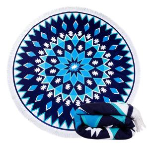 Wholesale Colourful Round Beach Towel Beach Blanket Microfiber Towels Yoga Mat from china suppliers