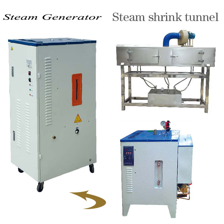 Labeling Machine For Cans , Bottle Packing Shrink Wrap Machine