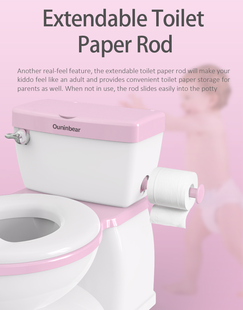 Pink Eco Friendly Baby Training Potty Seat with Custom Logo for Training