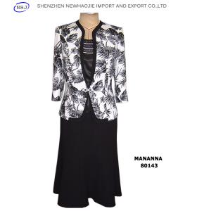 Wholesale Ladies elegant prints 3 piece suit from china suppliers