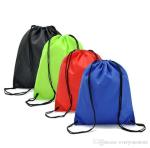 Polyester Drawstring Dust Bag Backpack Bulk For Camping Fitness Tourism Yoga