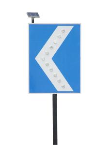 Wholesale High Luminance Aluminum 900mm 18V Solar Chevron Sign With Pole from china suppliers