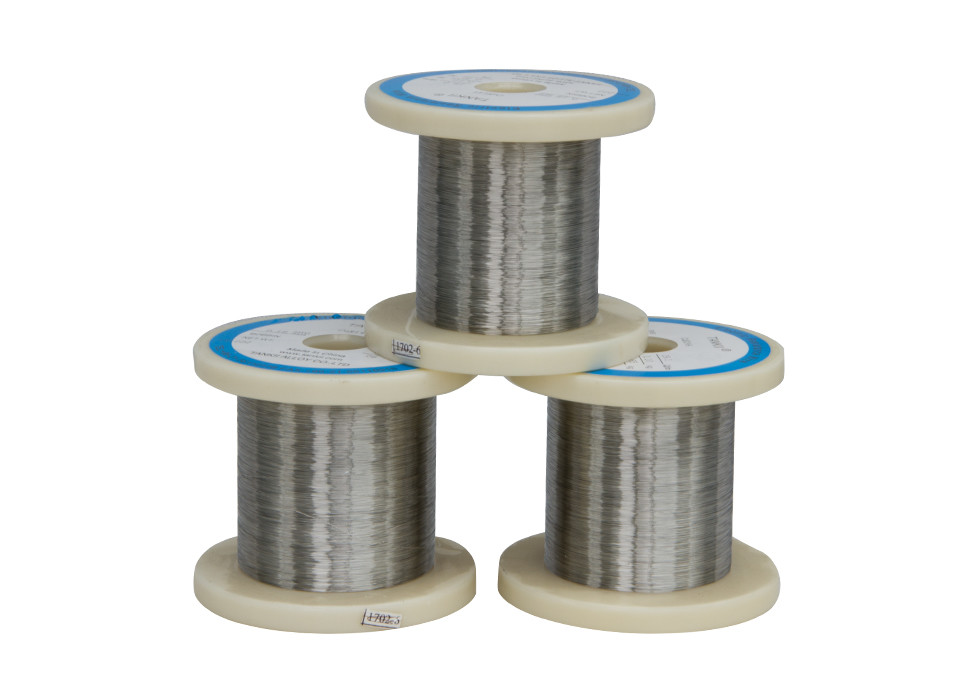 0.02mm Bright Flat Copper Nickel Alloy Wire For Resistor ISO 9001 Approval