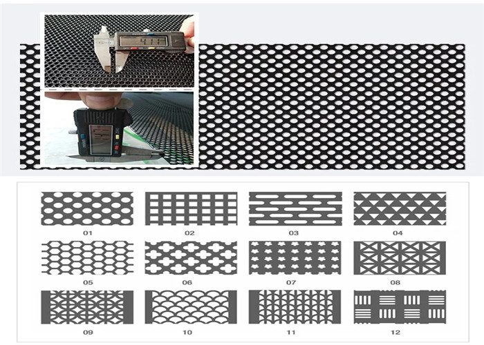 Cloverleaf Aluminum Perforated Metal Mesh Sheet For Various Corrosive Environment