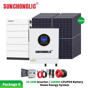 Wholesale 10.2kw Inverter / 20kwh Lifepo4 Battery Home Energy System from china suppliers