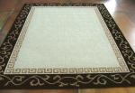 OEM Handmade Woollen Carpet , Hand Knotted Wool Rugs Eco - Friendly