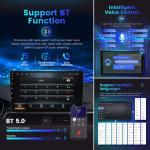 Resolution 1280*720 2Din Android QLED IPS Car Radio Autoradio for Nissan Toyota