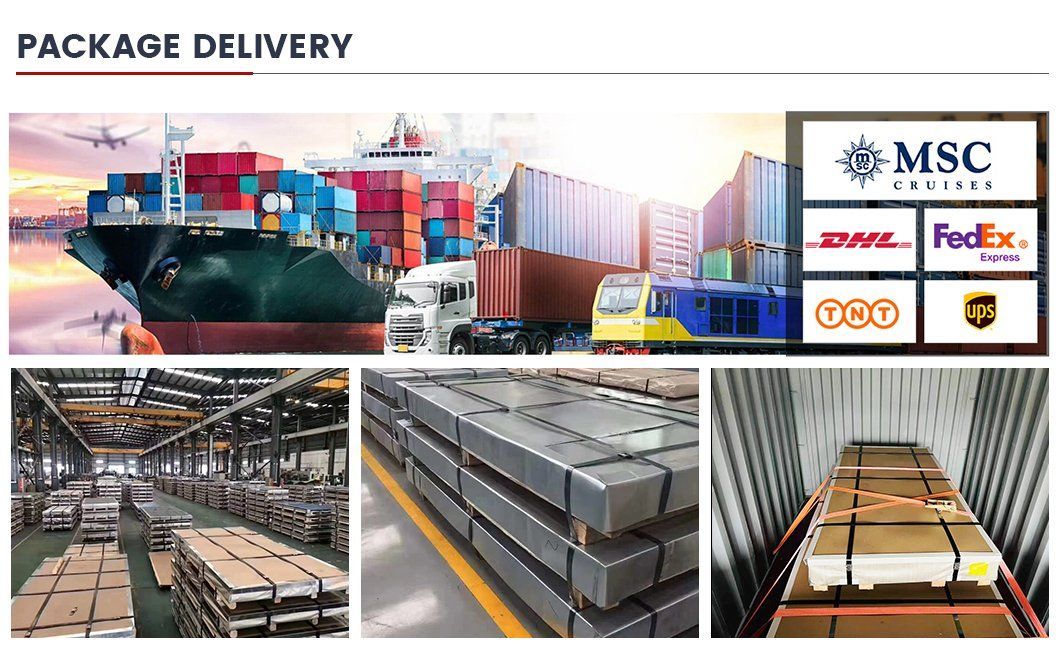Stock Stainless Steel Plate/Sheet 304 316 410 201 202 2b/8K/Mirror/Embossed/Checkered/Anti Print Finger/Perforated