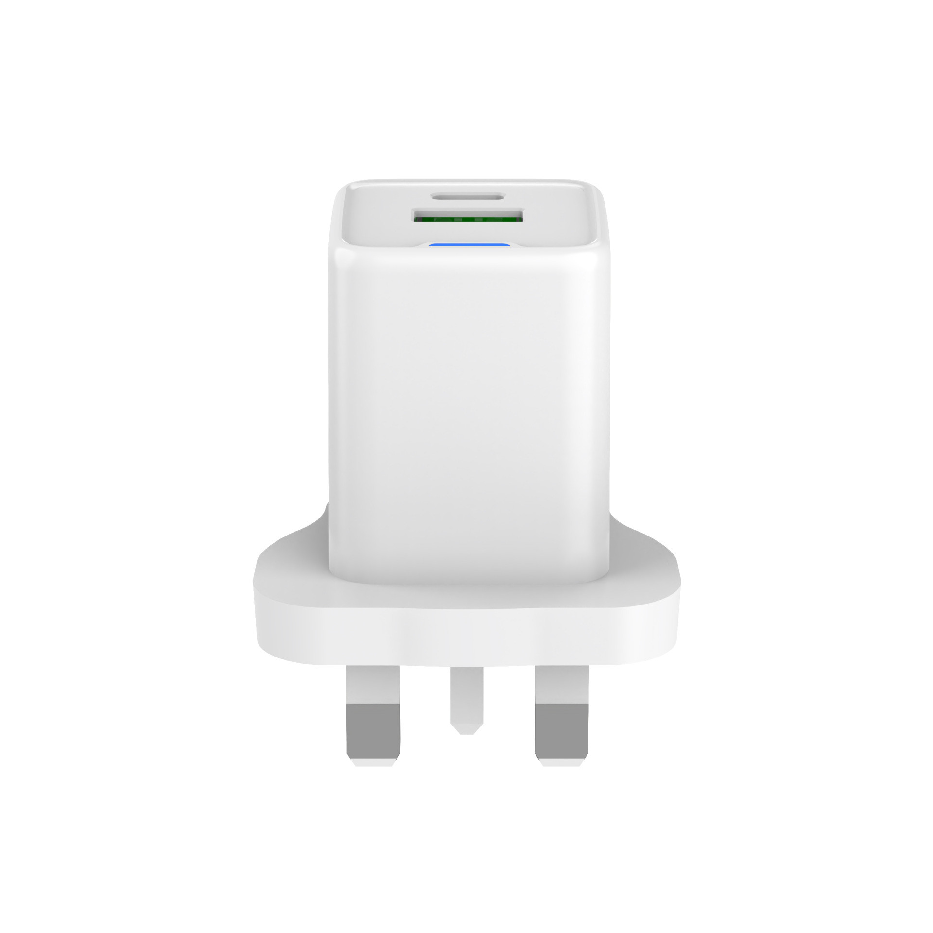 Fast Charging Power Block Plug 45W GaN USB Charger With Universal Compatibility for Type C and USB A Devices 2 USB Ports