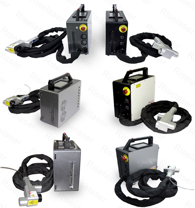 Backpack Portable Handheld Laser Cleaner 50w 100w With Wobble Laser Cleaning Head