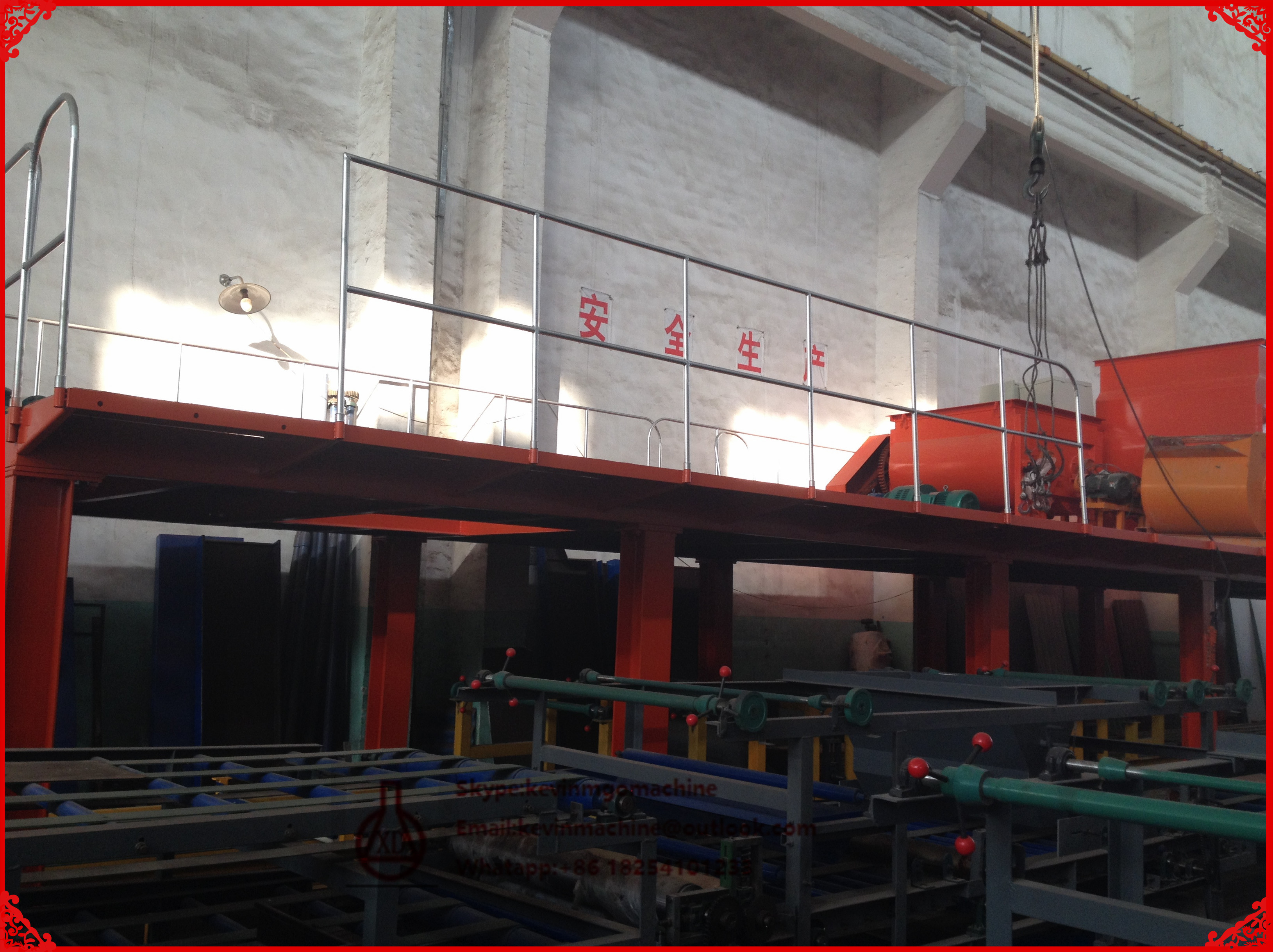 2 - 60mm Thickness Fiber Cement Board Production Line for Making Wall Panel