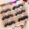 Buy cheap 6D Mink Black Natural False Eyelashes 8mm Cotton Stalk Hand Made from wholesalers