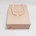 Folding Jewelry Pouch Bags Custom Printed Kraft Paper Bags Full Color Printing
