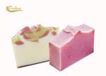 Classic Soft Natural Face Soap Bar Color Customized For Whitening / Tightening
