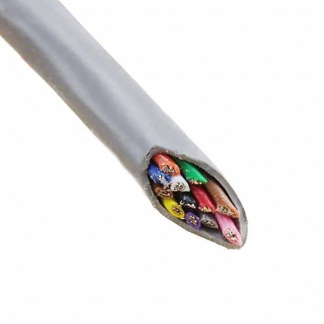 Alpha Wire CABLE 12COND 22AWG SLATE 100'
