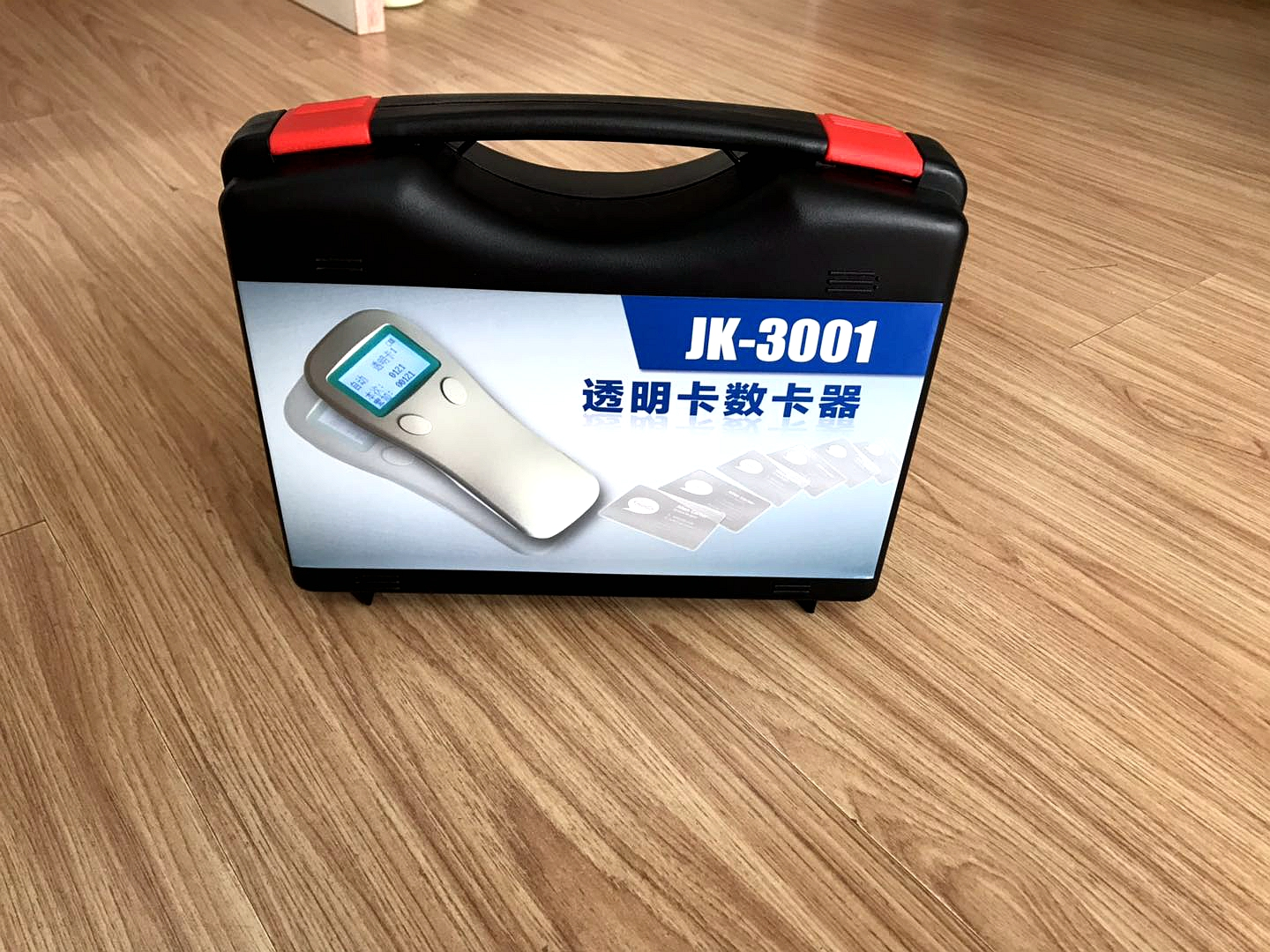 Compact Design JK-3001 Handheld Automatic Transparent Card Counter with ABS Material
