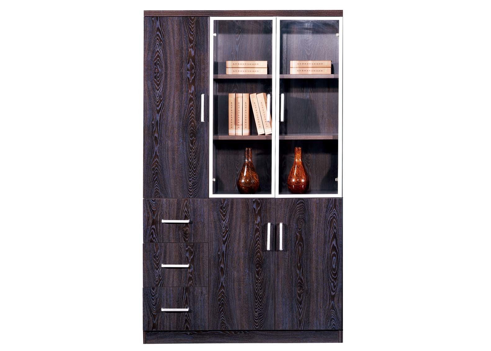 Full Height Three Door Vertical File Cabinet Swing Door Style Fire Proof