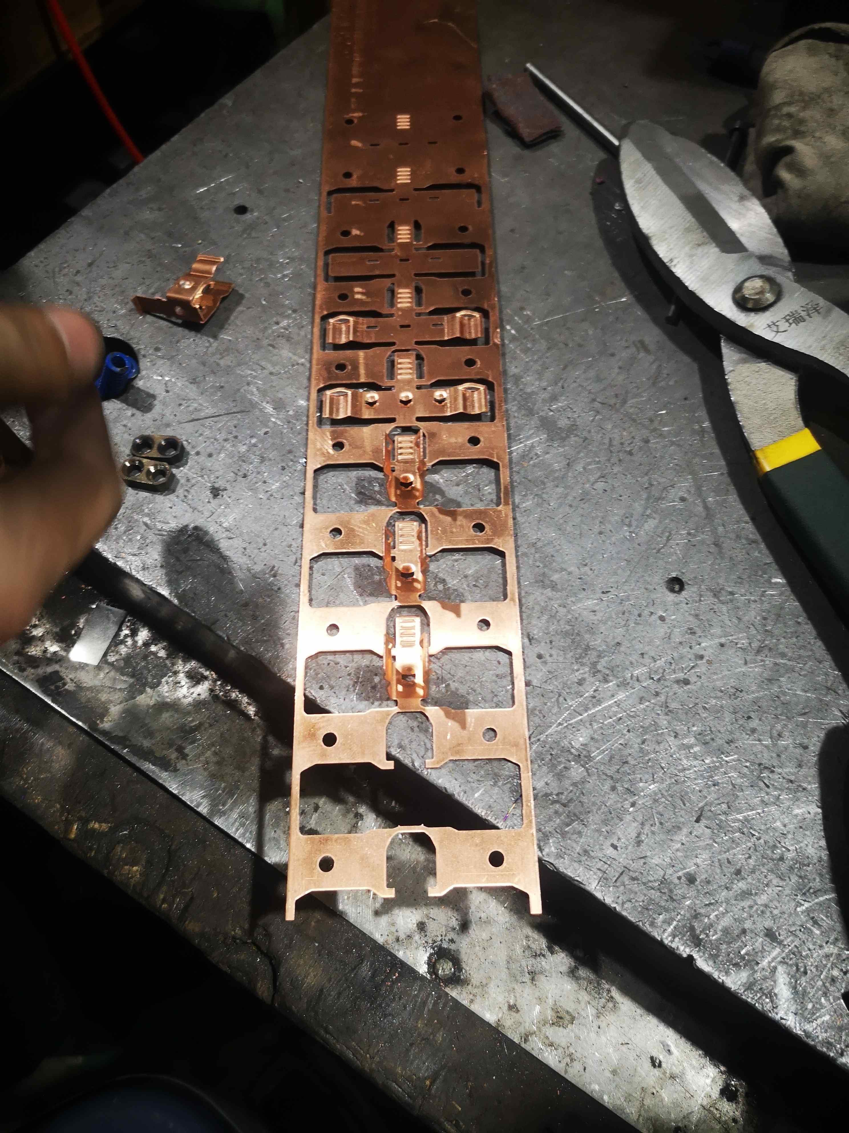 Custom Phosphorus Copper Beryllium Copper Precision Metal Electronic