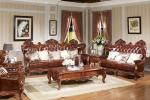 Custom ISO American Luxury Living Room Furniture ISO14001 Royal Leather Sofa Set