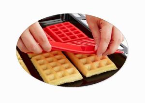 Wholesale Kitchen Rectangle Silicone Baking Molds / Silicone Waffle Mould Bakeware Cooking Tools from china suppliers