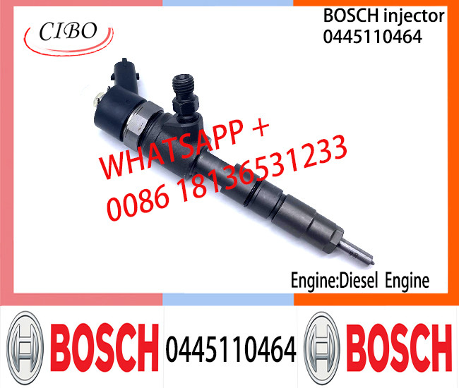 BOSCH 0445110464 Diesel Common Rail Fuel Injector 0445110464 0445110463 129A0053100 For Yanmar Engine 3TNV88C 4TNV88C
