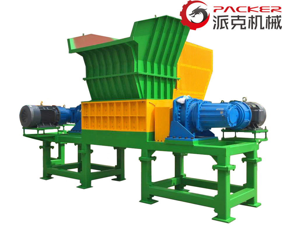 Low Noise Double Shaft Shredder 880 X 861 X 510mm With 38 Blades 18.5kw