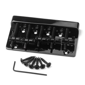 Wholesale Premium Black Zinc Alloy Iron Bridge for 4-String Electric Bass Guitar from china suppliers