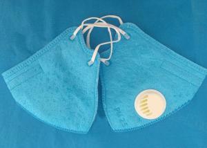 Wholesale 99% BFE Filtration Blue Earloop N95 Disposable Face Mask With Valve from china suppliers