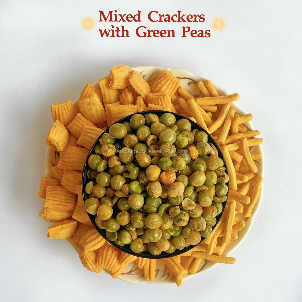 Shrimp Flavors Organic Green Beans Mixed Pea Snacks Crunchy Protein Cookies