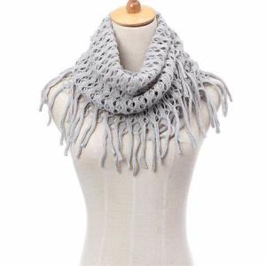 Wholesale Custom Logo Jacquard Winter Knitted Cotton Scarf , Ladies Knitted Scarves from china suppliers