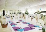 Luxury Marquee Outside Wedding Tents With Curtains Colorful Lining For Event