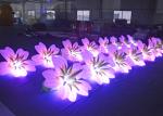 Flower Shape Inflatable Light Tube For Outdoor / Indoor Promotion 2.5m Height