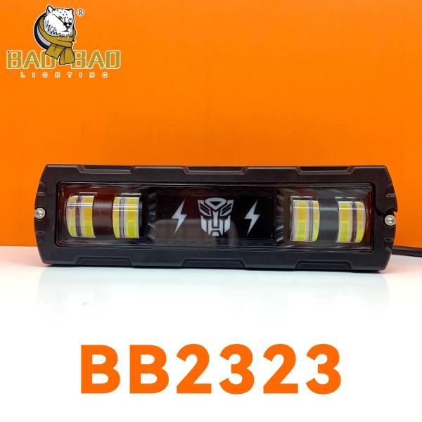 Heavy Quality Metal White Yellow Dual Color Motorcycle LED Headlight Outdoor