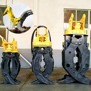 Wholesale Rock Grapple Cat Excavator Attachments Large Open Dimension High Wear Resistance from china suppliers