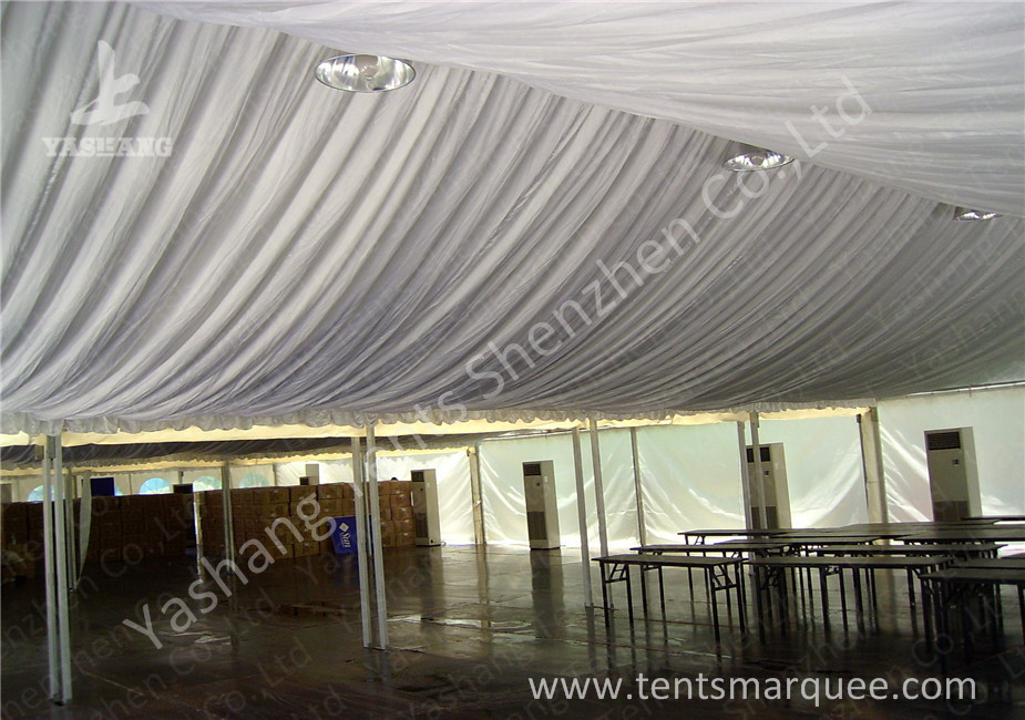 Array White PVC Fabric Outdoor Event Tent without Partition Wall